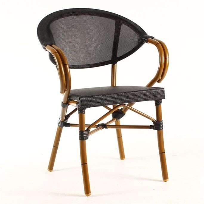 Alüminyum Bambu Rattan Sandalye