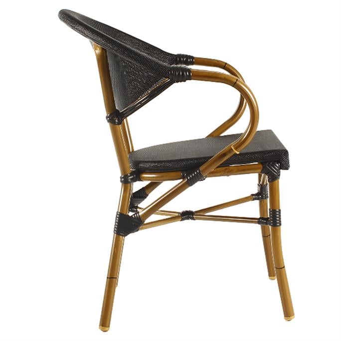 Alüminyum Bambu Rattan Sandalye