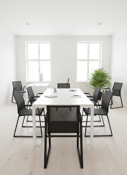 Alüminyum Siyah Fileli Sandalye