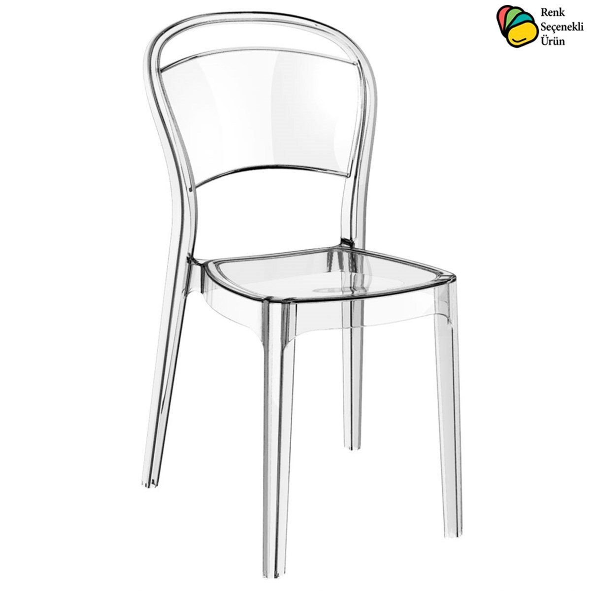 Bo Polikarbon Şeffaf Sandalye