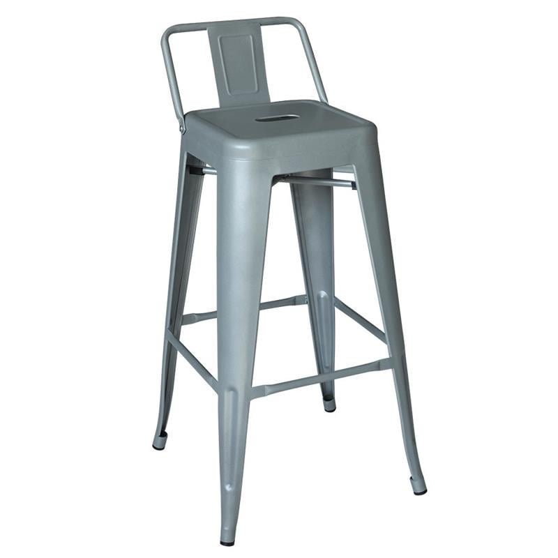 Tolix Sırtlı Bar Taburesi