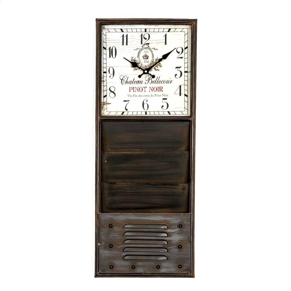 Eskitme Metal Duvar Saati