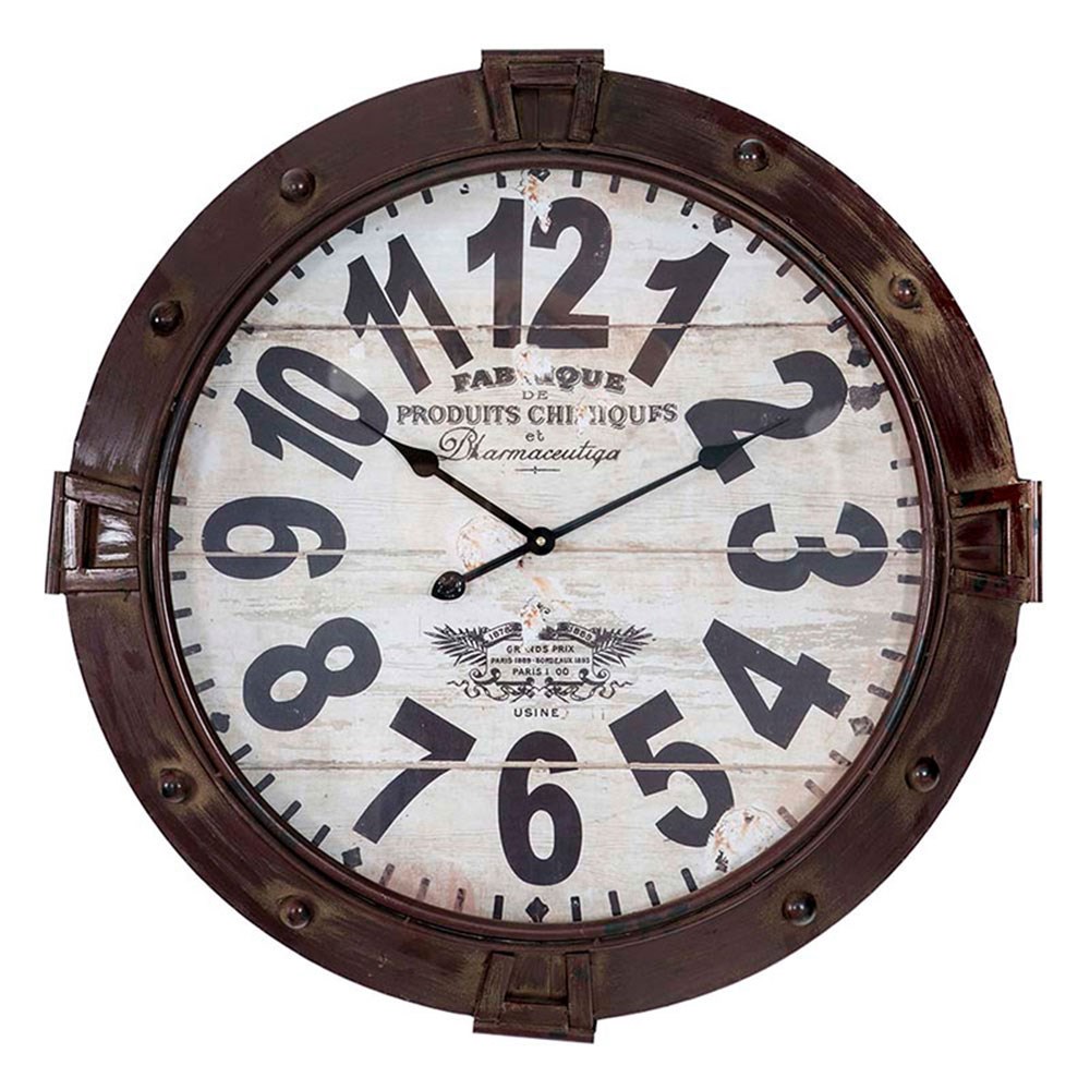 Eskitme Metal Duvar Saati