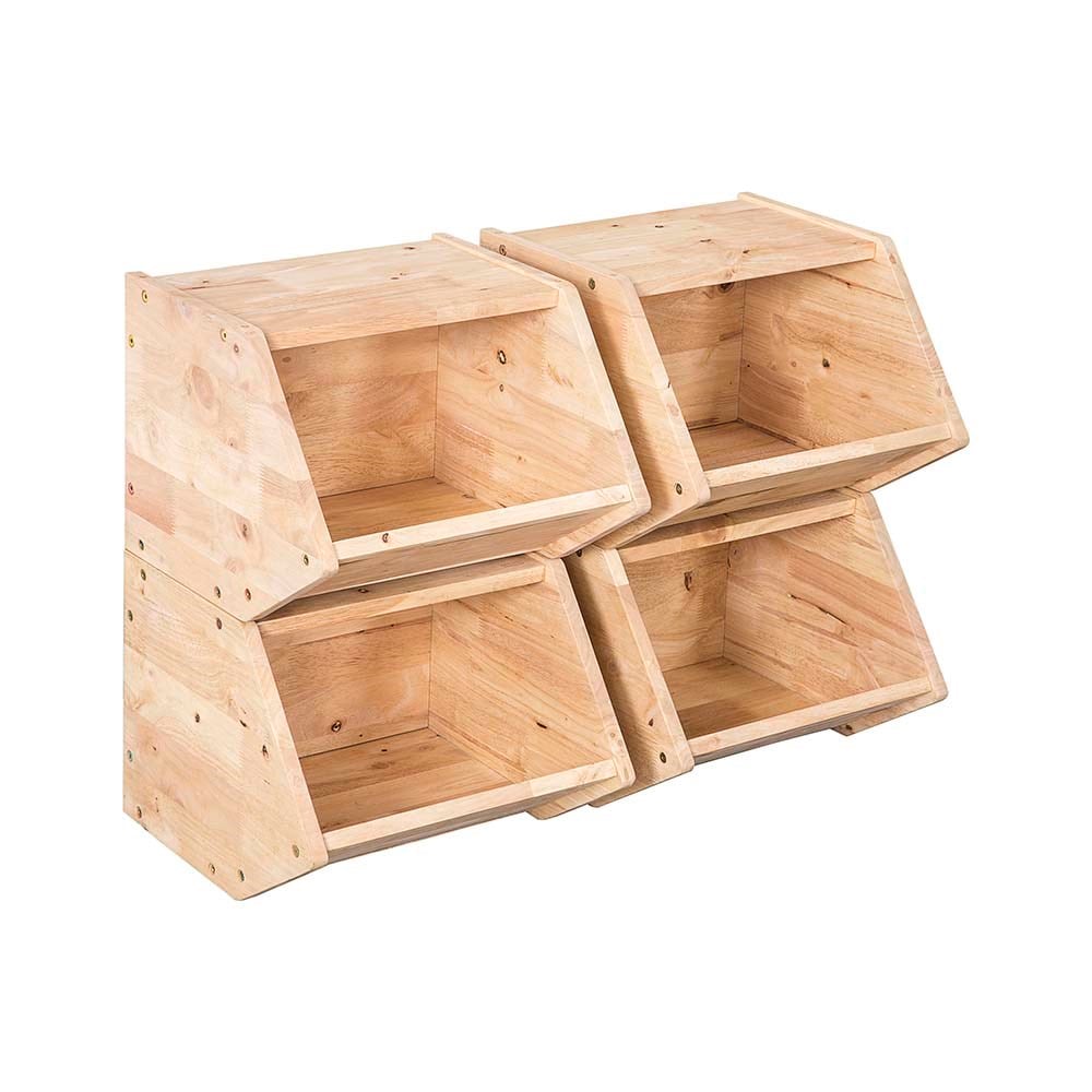 Gala Ahşap Dörtlü Raf