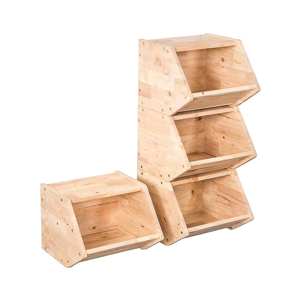 Gala Ahşap Dörtlü Raf