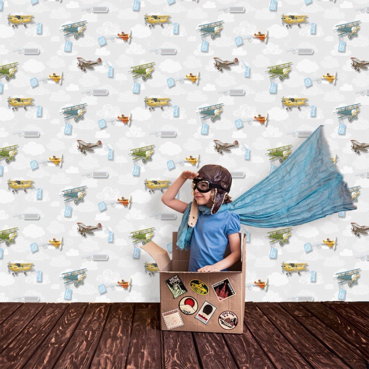 Kids Collection Air Craft Duvar Kağıdı