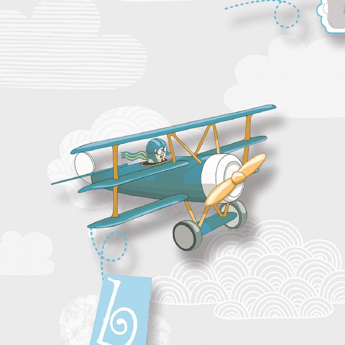 Kids Collection Air Craft Duvar Kağıdı