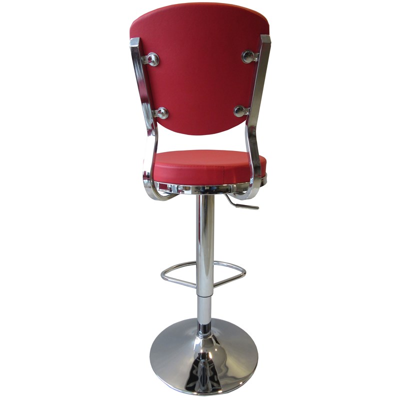 Mercan Deri Bar Taburesi