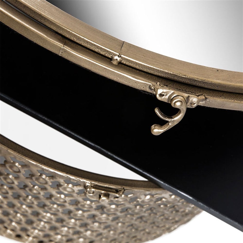 Metal Cam Kapaklı Ayna