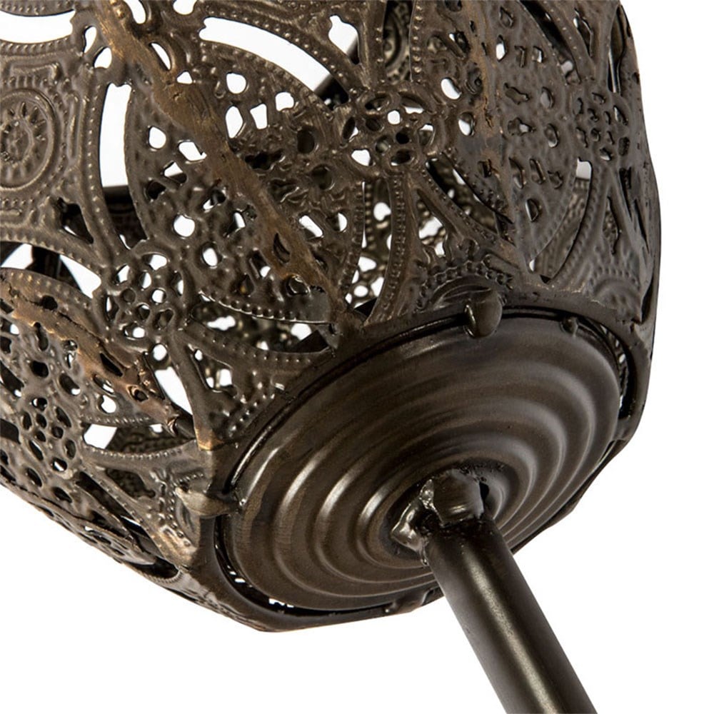 Metal Şamdan Yassı Mumluk