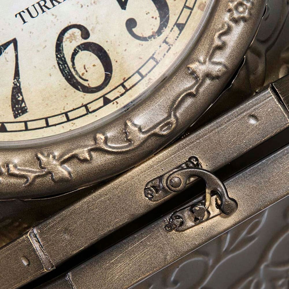 Metal Sarkaçlı İstasyon Duvar Saati