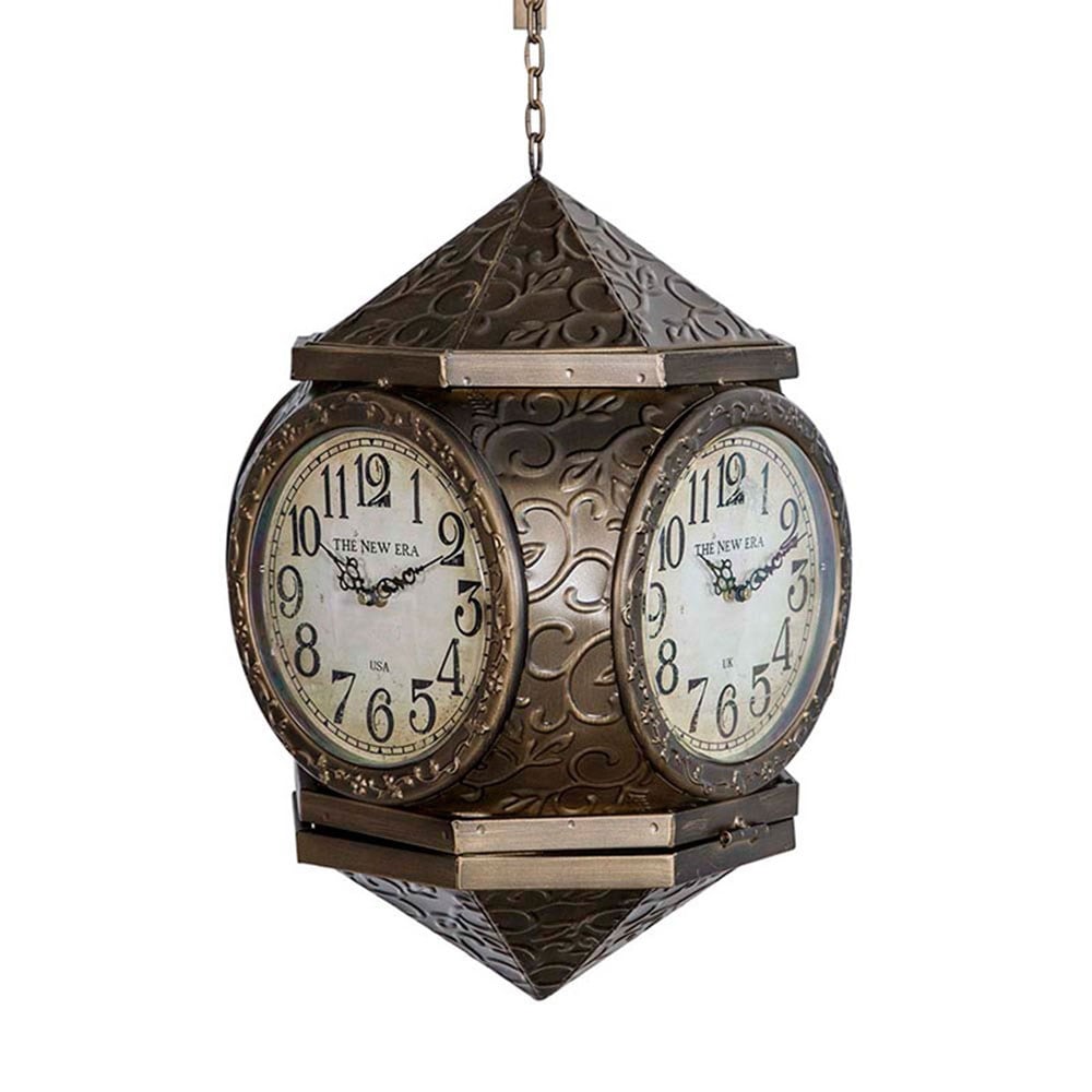 Metal Sarkaçlı İstasyon Duvar Saati