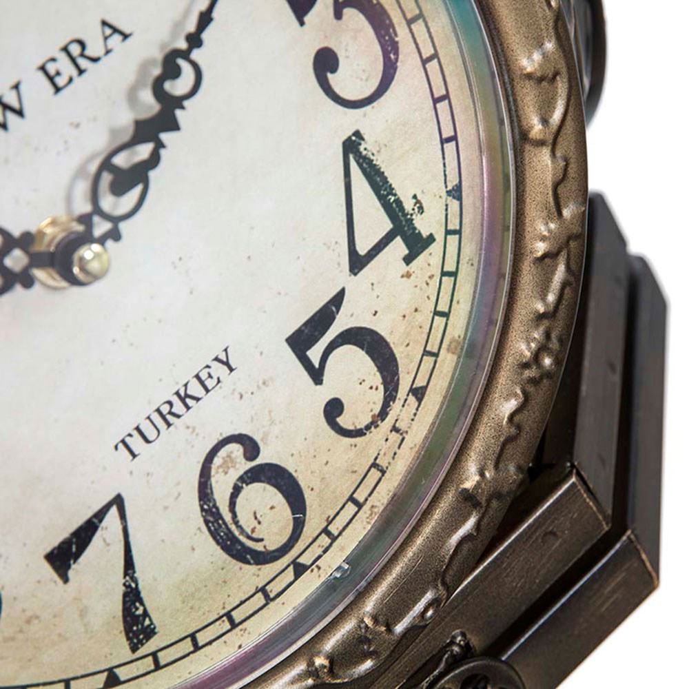 Metal Sarkaçlı İstasyon Duvar Saati