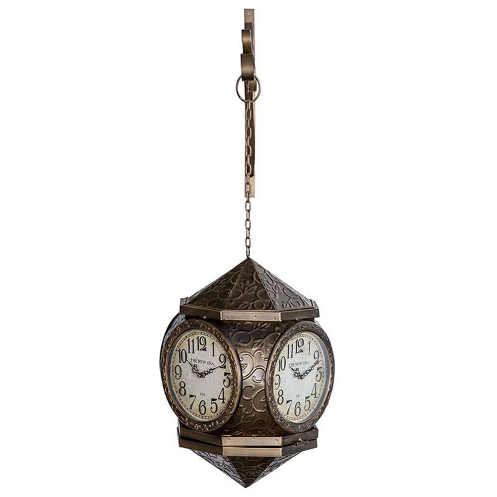 Metal Sarkaçlı İstasyon Duvar Saati