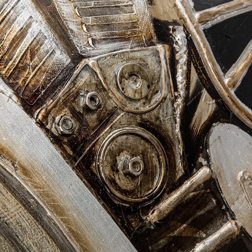 Motorsiklet Kanvas Tablo