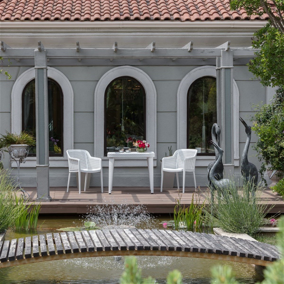 Octa Rattan Masa Sandalye Takımı