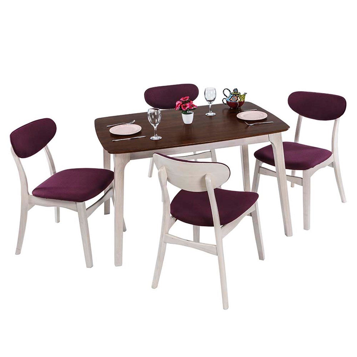 Oskar Yemek Masası Ceviz B. 80 x 120 CM