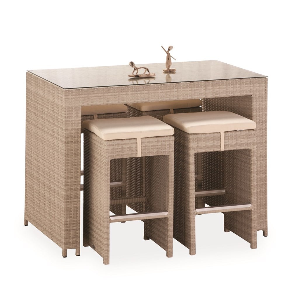Rattan Bar Masa Takımı GML047