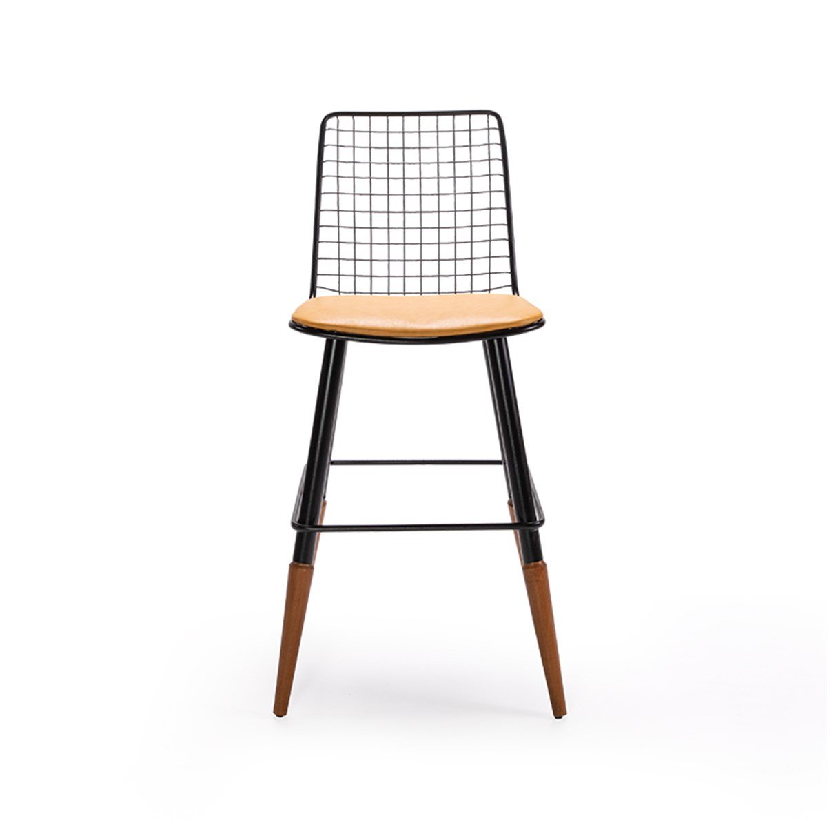 Setel Metal Tel Bar Sandalyesi