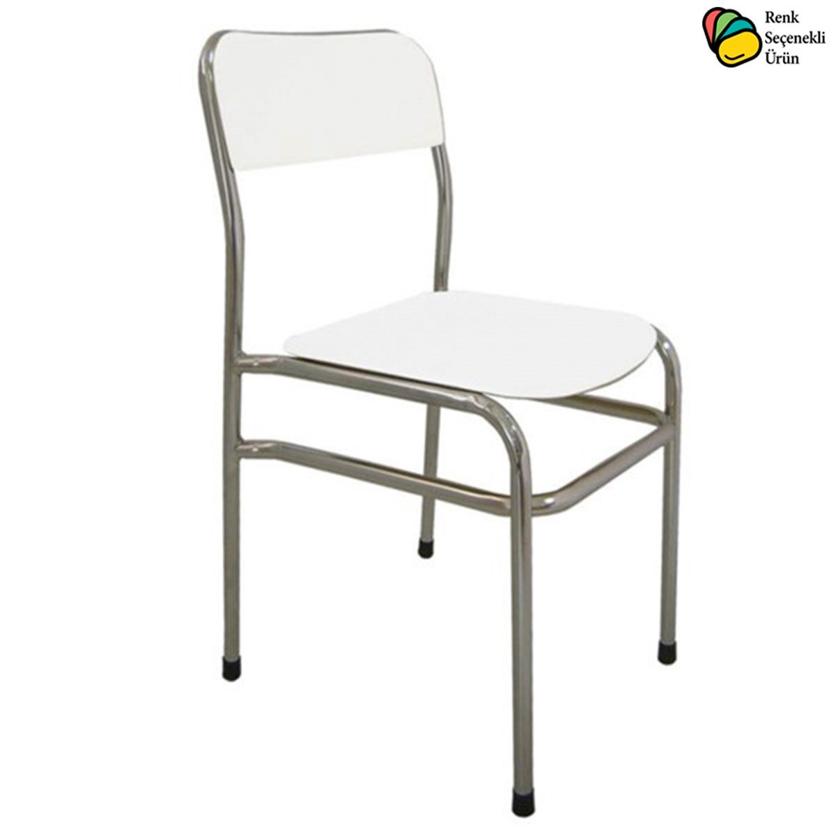 Takviyeli Werzalit Sandalye Krom