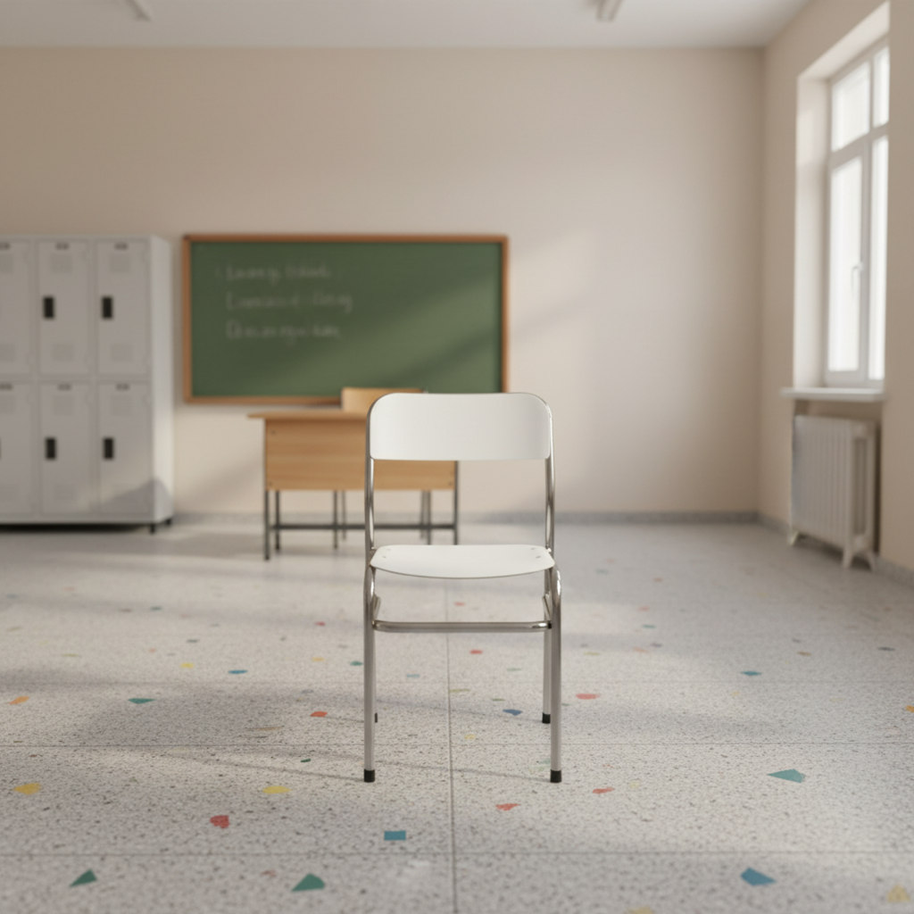 Takviyeli Werzalit (Wermodin) Sandalye Krom