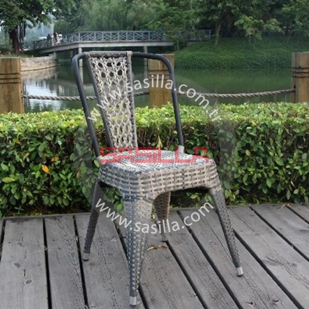 Tolix Rattan Sandalye