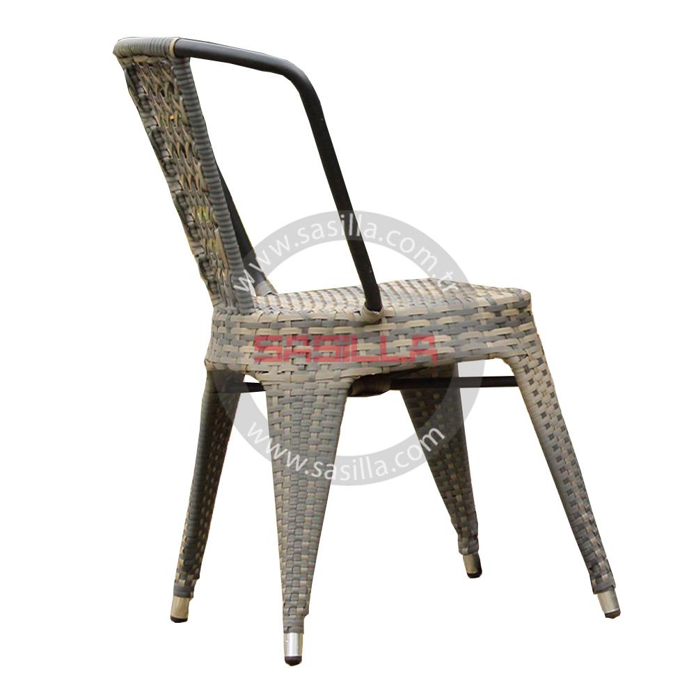 Tolix Rattan Sandalye