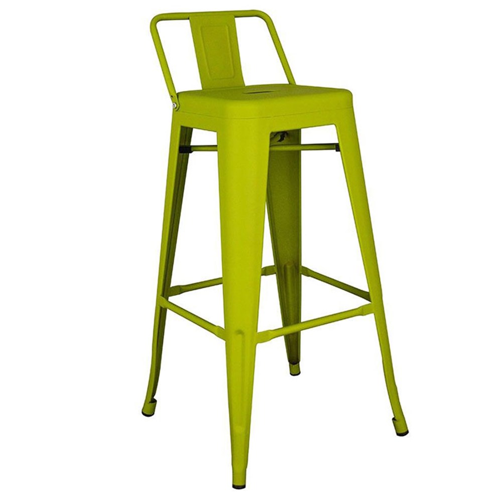 Tolix Sırtlı Bar Taburesi