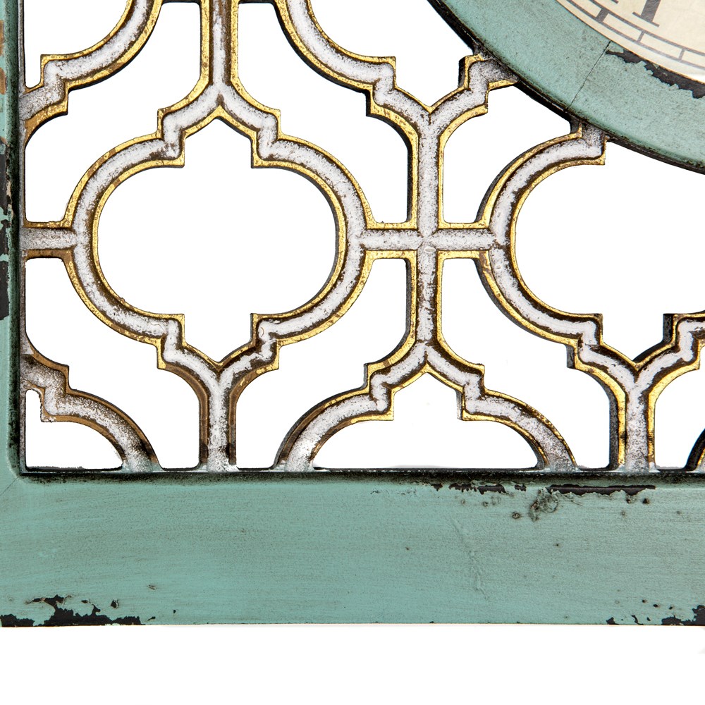 Yeşil Çerçeveli Duvar Saati