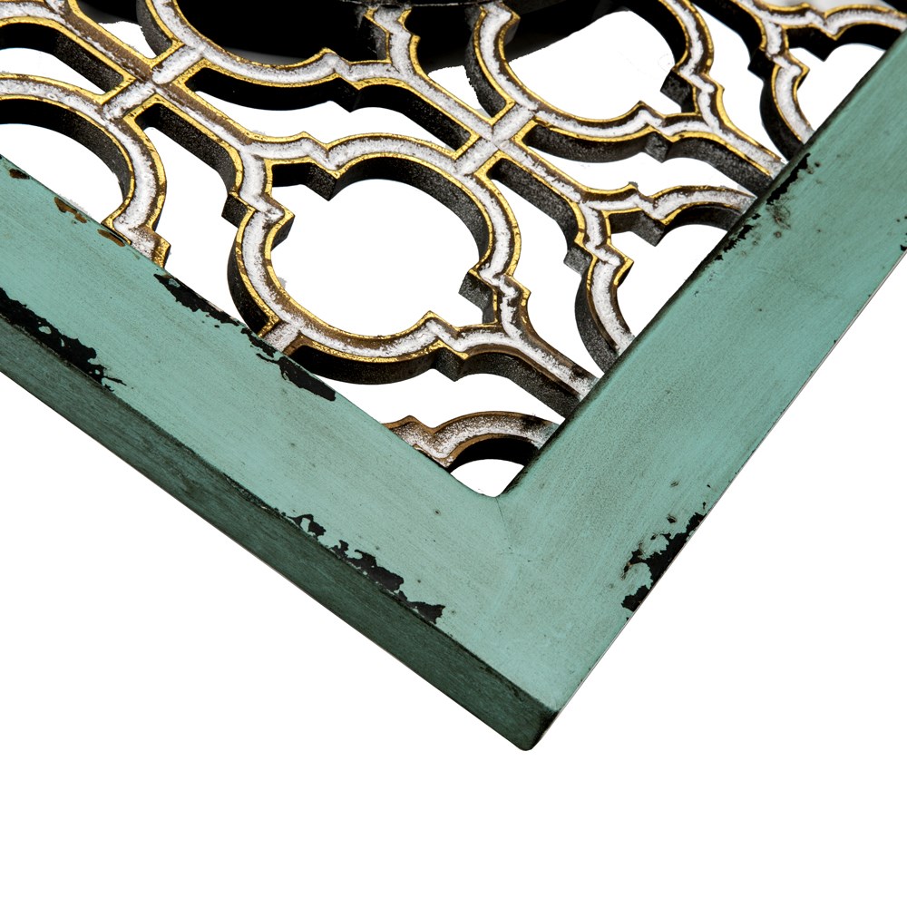 Yeşil Çerçeveli Duvar Saati