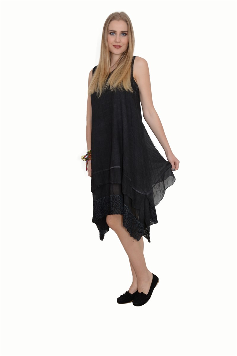 Otantik / Etnik Giyim-538-Siyah