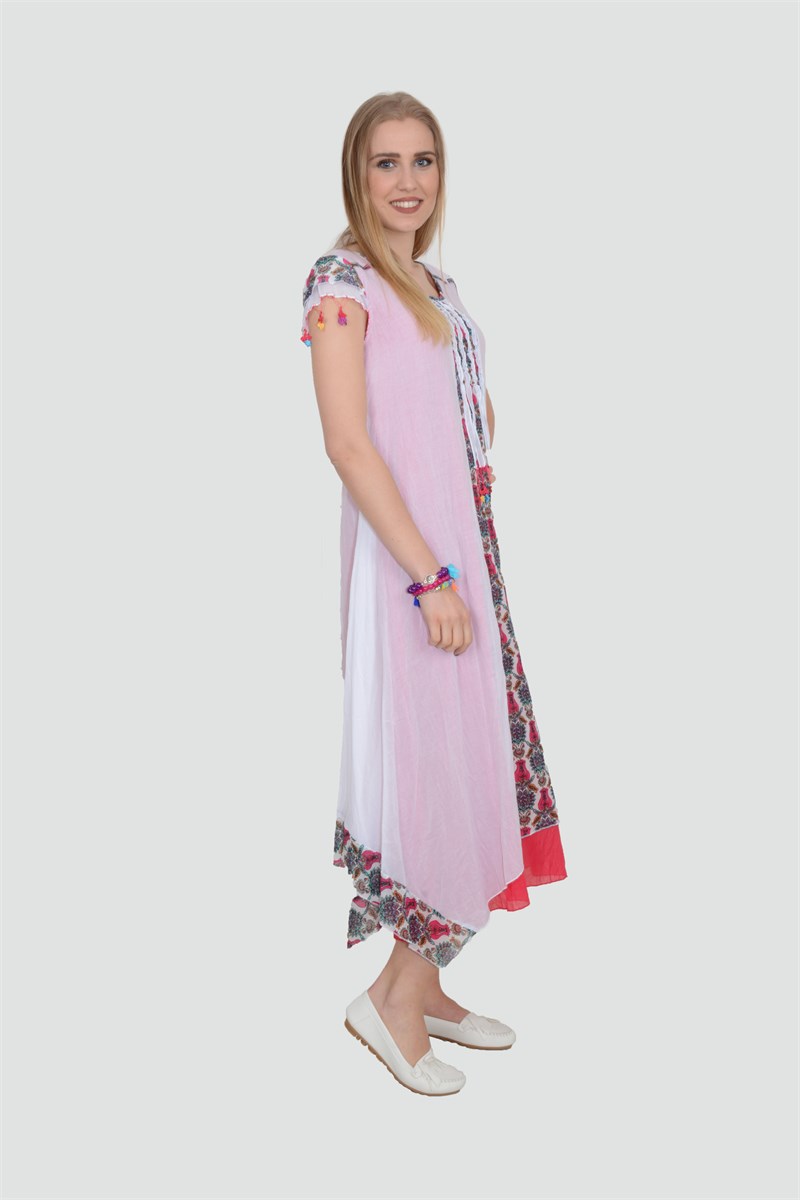 Otantik / Etnik Giyim-813-Beyaz