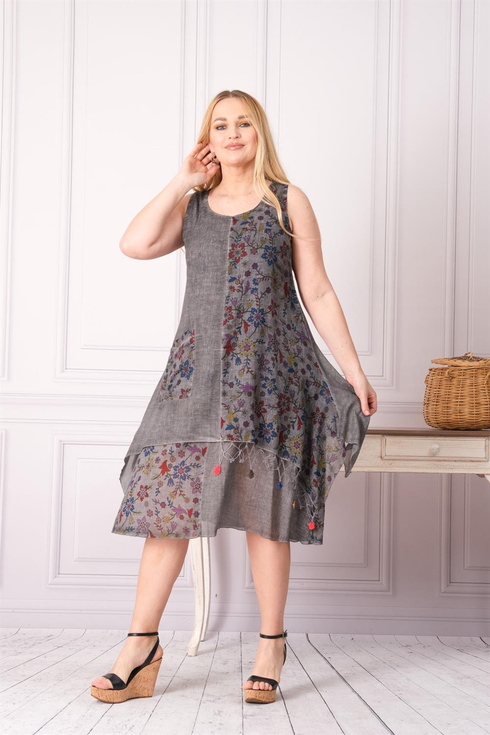 2018 Antrasit Elbise