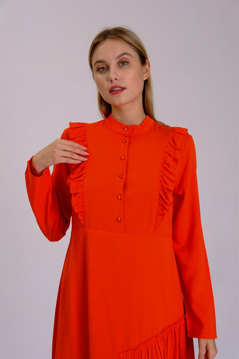 Otantik Elbise 9021 Orange
