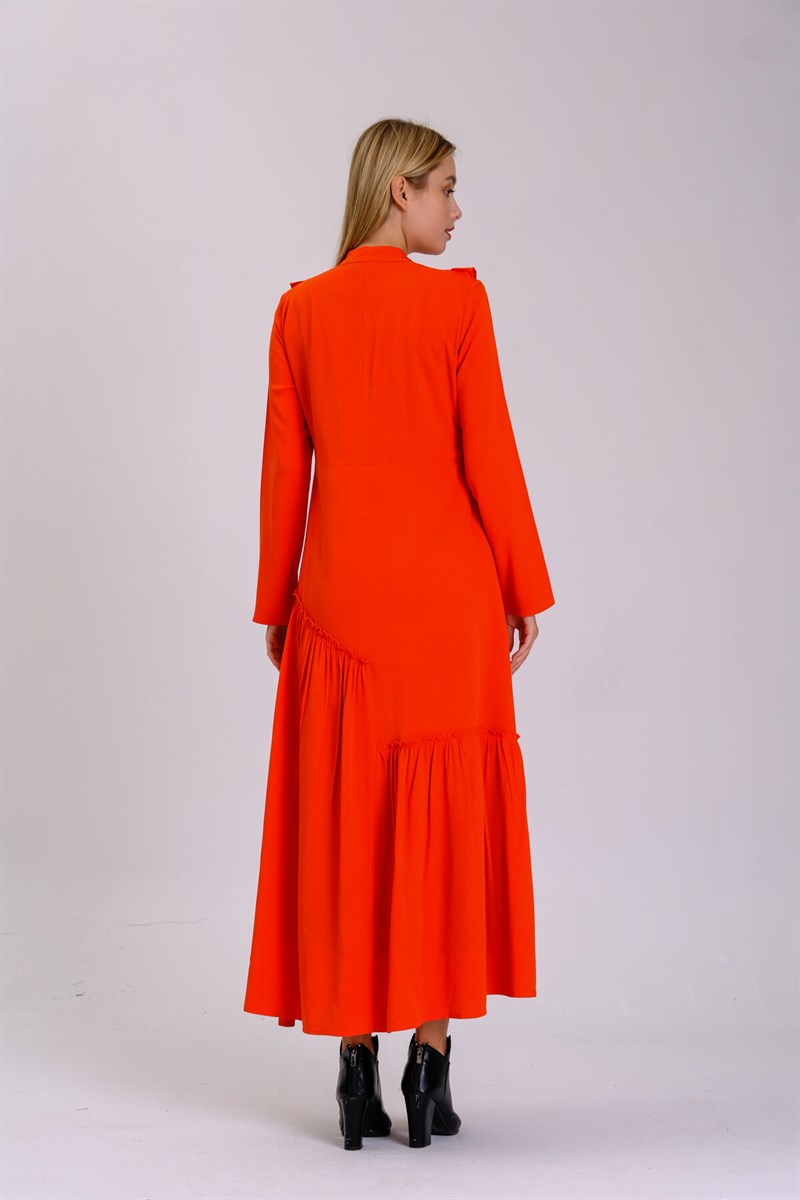 Otantik Elbise 9021 Orange