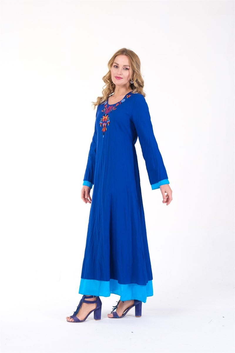OTANTİK ETNİK GİYİM  YAZLIK ELBİSE ERC COLLECTİON 4559 S