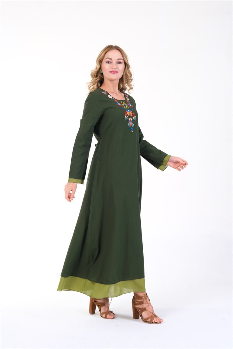 OTANTİK ETNİK GİYİM  YAZLIK ELBİSE ERC COLLECTİON 4559 KY
