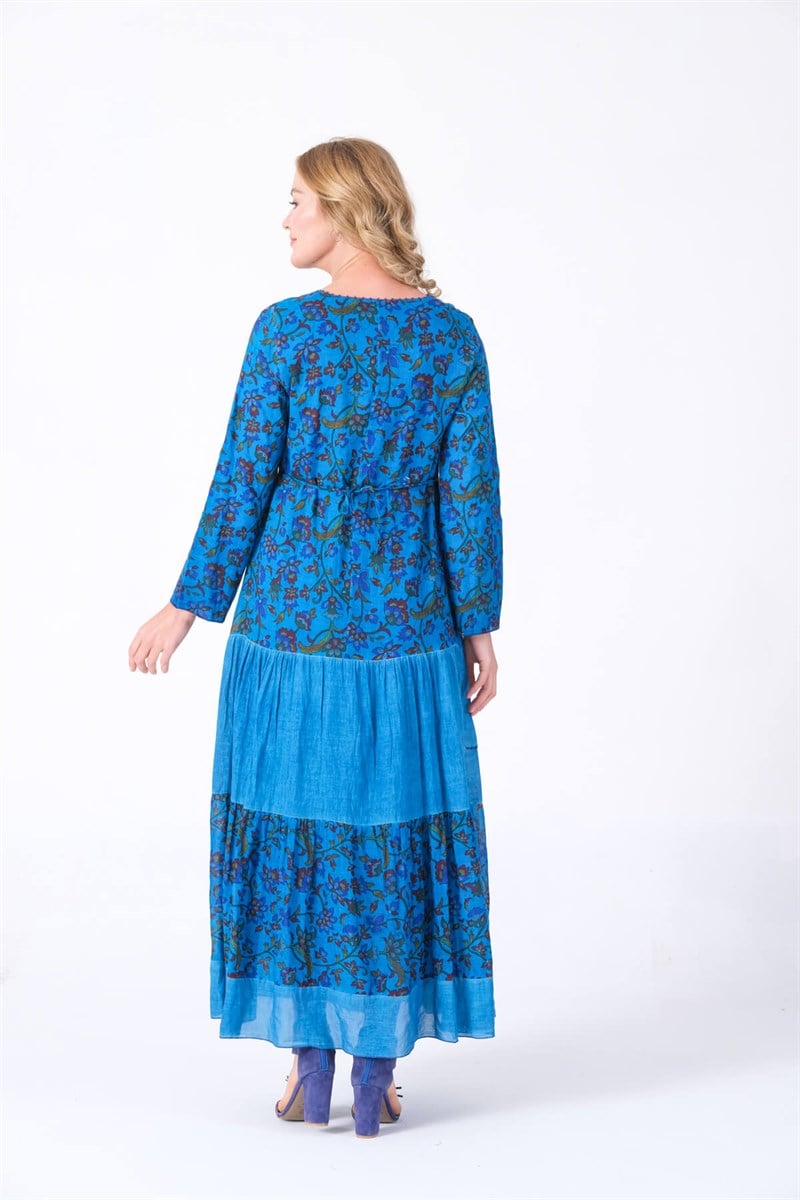 OTANTİK ETNİK GİYİM  YAZLIK ELBİSE ERC COLLECTİON 3870 T