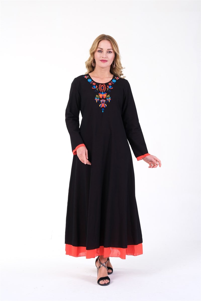 OTANTİK ETNİK GİYİM  YAZLIK ELBİSE ERC COLLECTİON 4559 Sİ