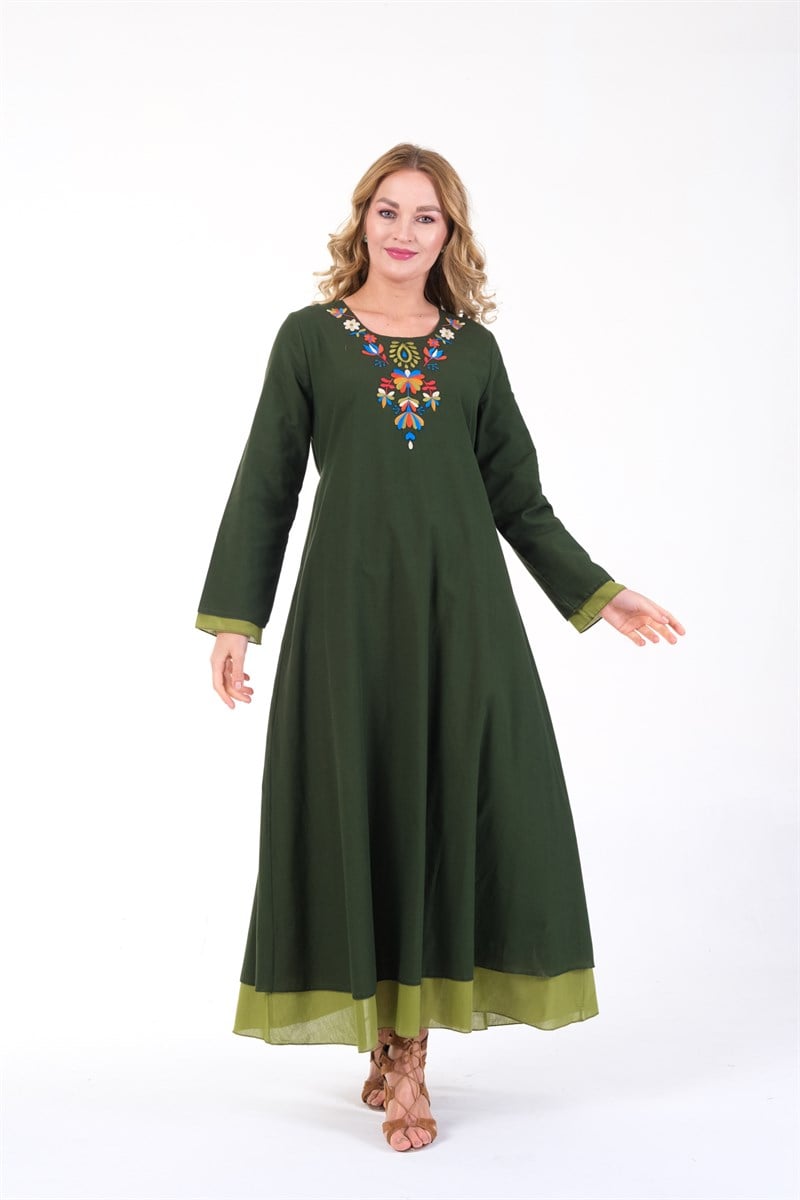 OTANTİK ETNİK GİYİM  YAZLIK ELBİSE ERC COLLECTİON 4559 KY
