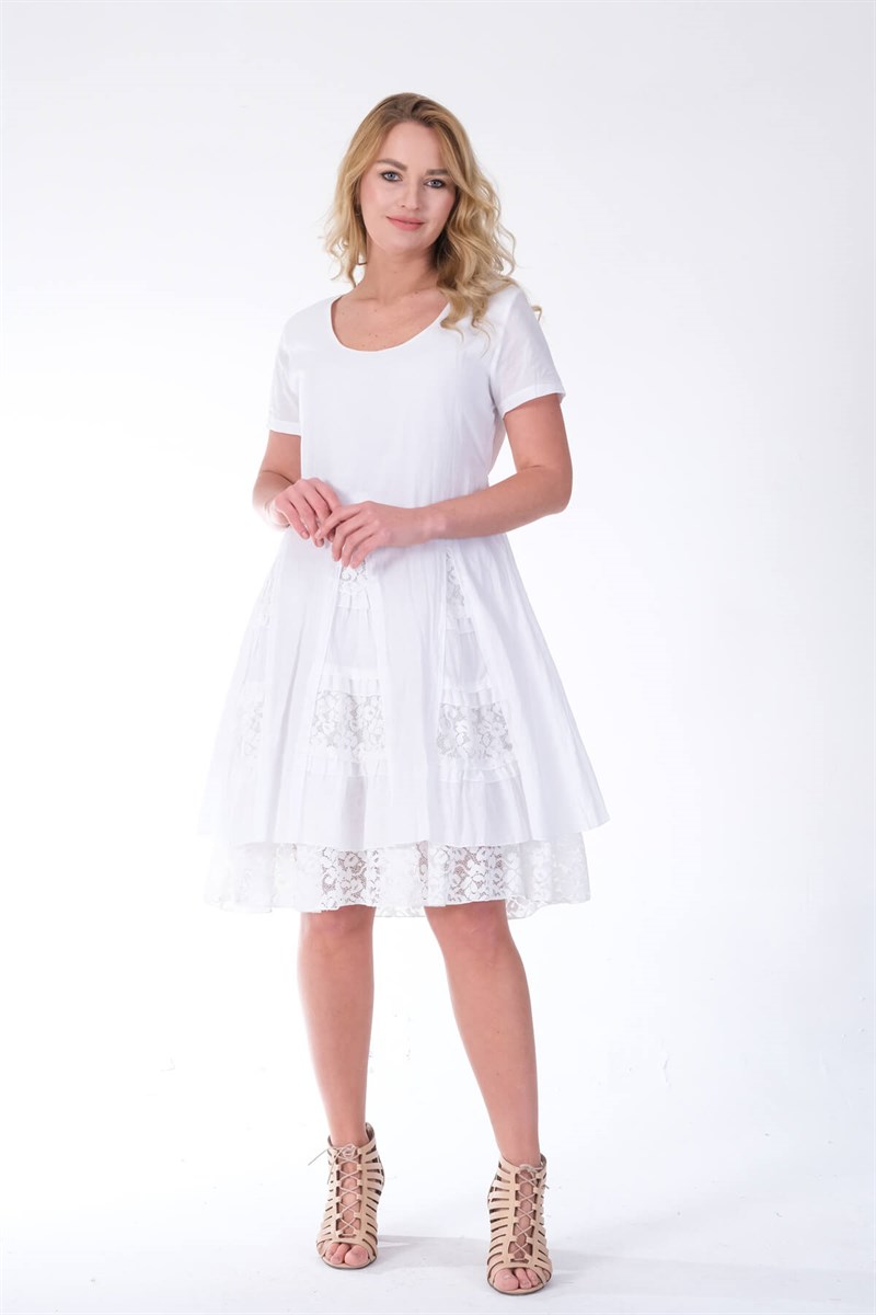OTANTİK ETNİK GİYİM  YAZLIK ELBİSE ERC COLLECTİON 3785 B