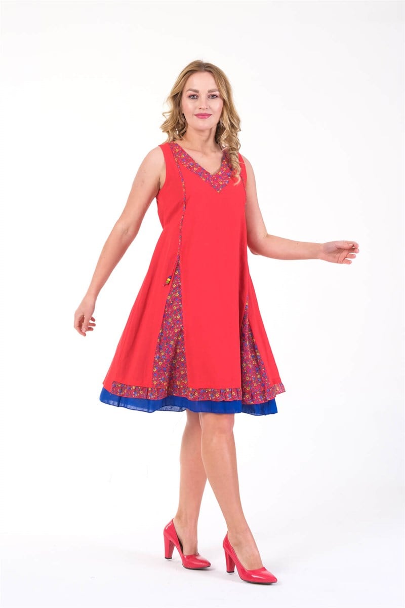 OTANTİK ETNİK GİYİM  YAZLIK ELBİSE ERC COLLECTİON 4544 F