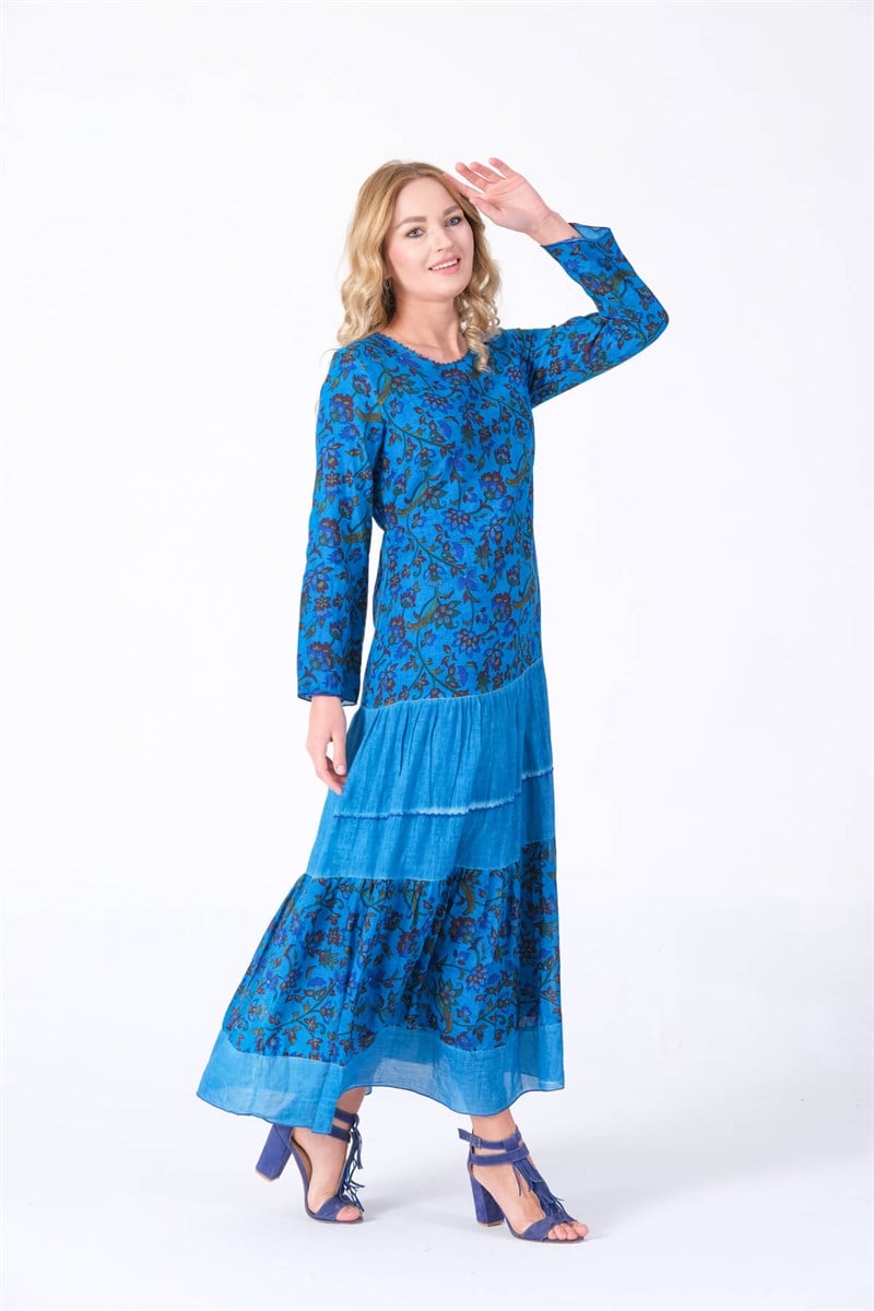 OTANTİK ETNİK GİYİM  YAZLIK ELBİSE ERC COLLECTİON 3870 T