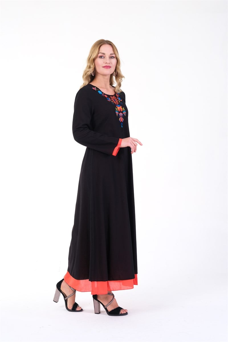 OTANTİK ETNİK GİYİM  YAZLIK ELBİSE ERC COLLECTİON 4559 Sİ