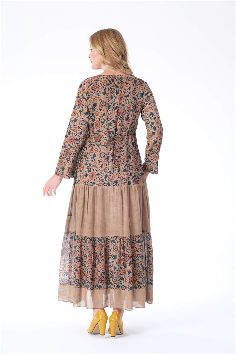 OTANTİK ETNİK GİYİM  YAZLIK ELBİSE ERC COLLECTİON 3870 C