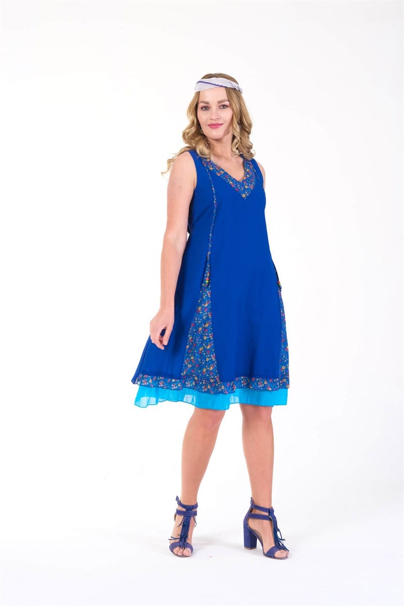 OTANTİK ETNİK GİYİM  YAZLIK ELBİSE ERC COLLECTİON 4445 S