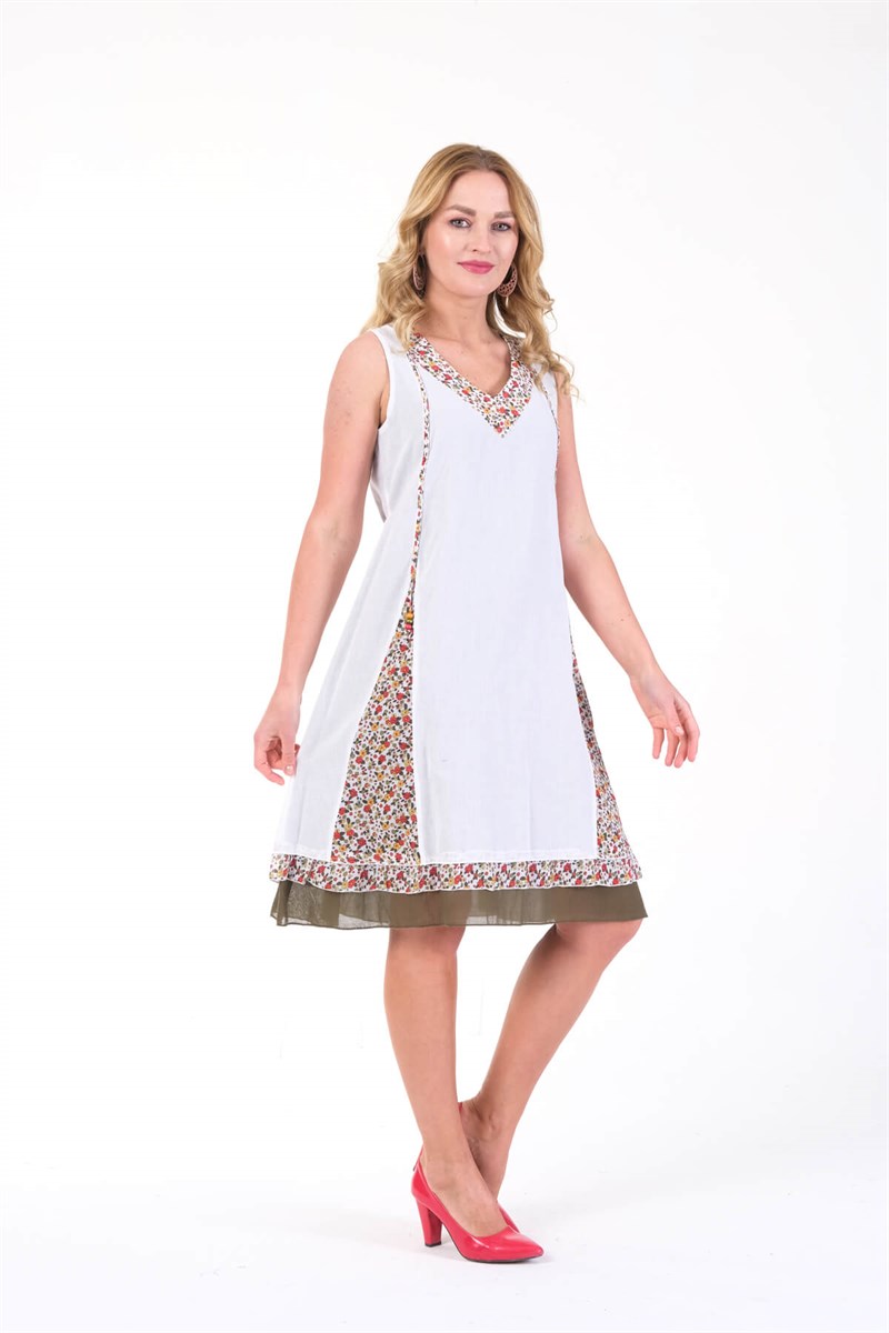 OTANTİK ETNİK GİYİM  YAZLIK ELBİSE ERC COLLECTİON 4544 BE