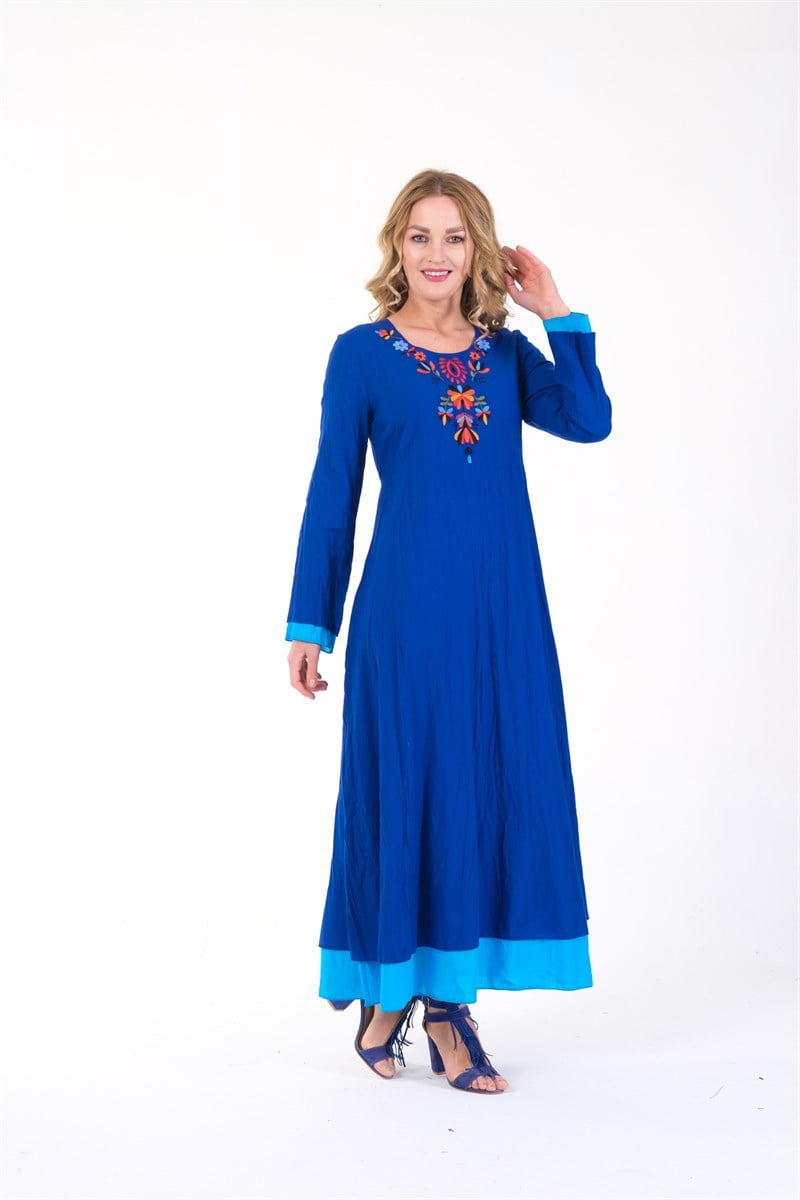 OTANTİK ETNİK GİYİM  YAZLIK ELBİSE ERC COLLECTİON 4559 S