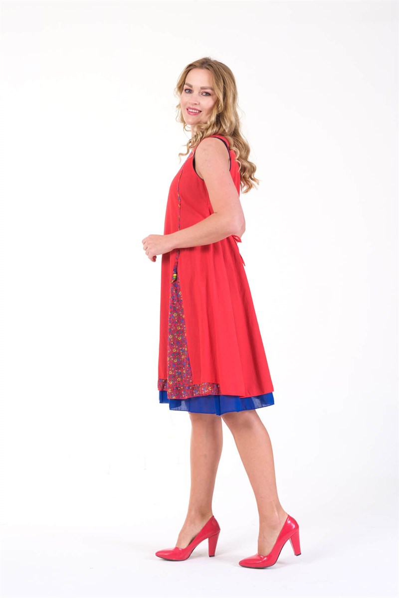 OTANTİK ETNİK GİYİM  YAZLIK ELBİSE ERC COLLECTİON 4544 F