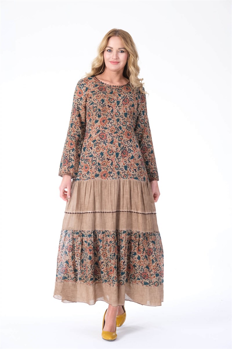 OTANTİK ETNİK GİYİM  YAZLIK ELBİSE ERC COLLECTİON 3870 C